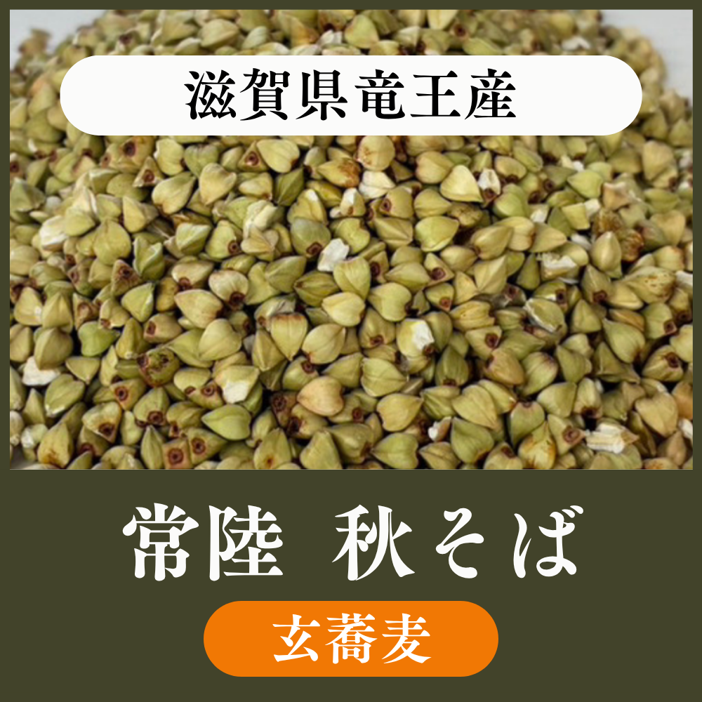 【玄蕎麦1袋22.5kg】滋賀県竜王産 常陸秋そば