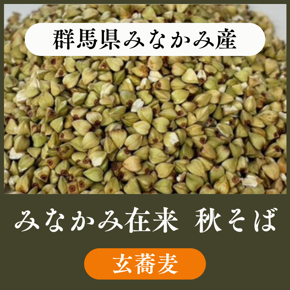 【玄蕎麦1袋20kg】群馬県みなかみ産　みなかみ在来（秋そば）