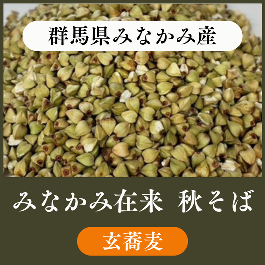 【玄蕎麦1袋20kg】群馬県みなかみ産　みなかみ在来（秋そば）