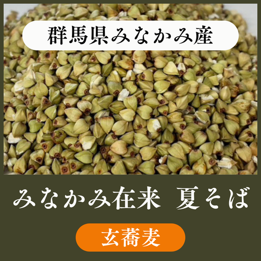【玄蕎麦1袋22.5kg】群馬みなかみ産  みなかみ在来（夏そば）