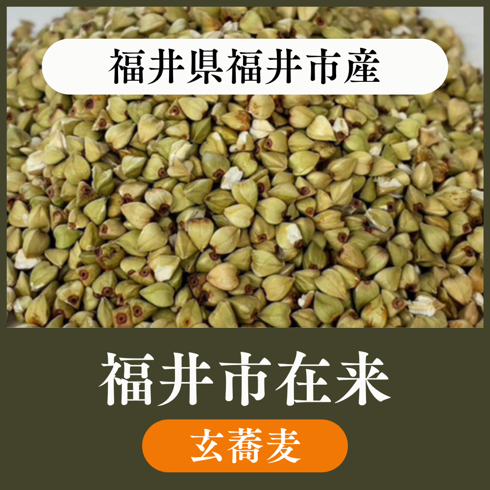 【玄蕎麦1袋22.5kg】福井県福井市産　在来種