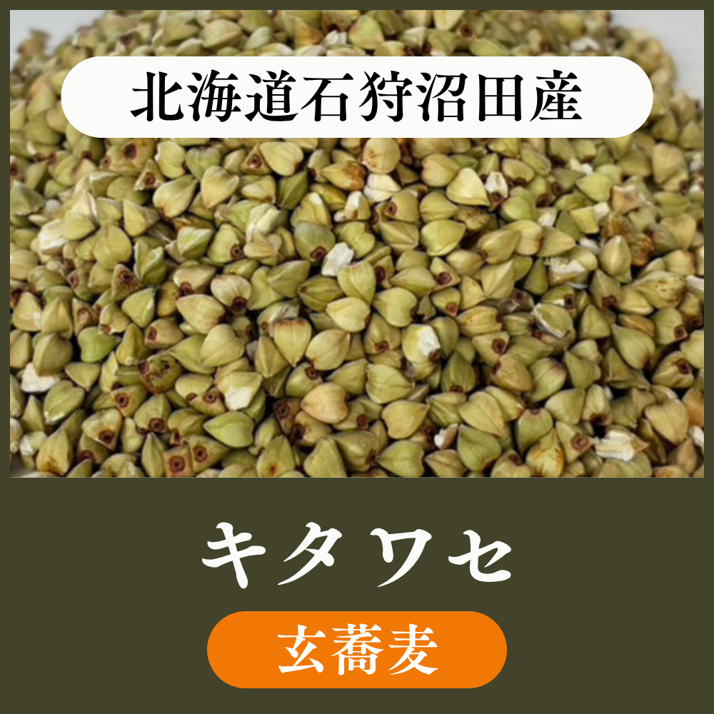 【玄蕎麦1袋20kg】北海道石狩沼田産　キタワセ