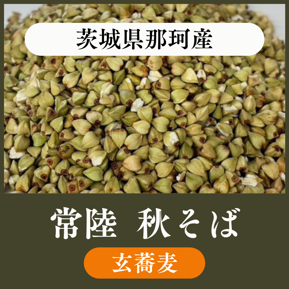 【玄蕎麦1袋22.5kg】茨城県那珂産　常陸秋そば